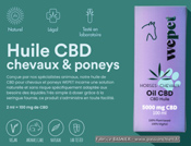 wepet huile CBD pour chevaux et quids