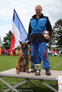 podium & rcompenses de nos malinois  la FMBB 2016